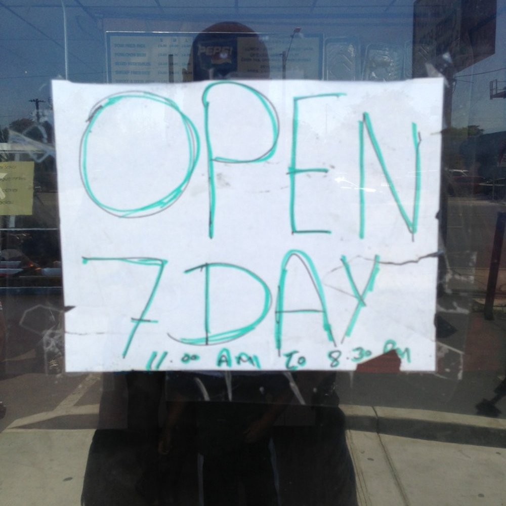 Now open seven days a week from 11 AM to 8:30 PM