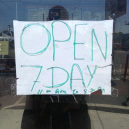 Now open seven days a week from 11 AM to 8:30 PM Now open seven days a week from 11 AM to 8:30 PM