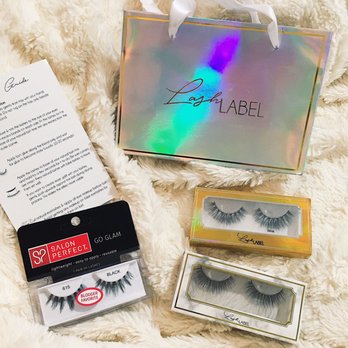 Lash label - I got wink (the gold one), the marbled one didn't have a name but I paid $12-13 for 2. Btw, the bags are BEAUTIFUL. - Cosmetics & Beauty Supply Near Me - Aiea, Hawaii