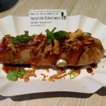 COMEBUY - Vegetarian wurst (spicy+garlic) (€3.90) - Bubble Tea Near Me - Berlin, BE