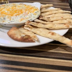 Crabby Joe's - Goat's Cheese and Spinach Dip with flatbread