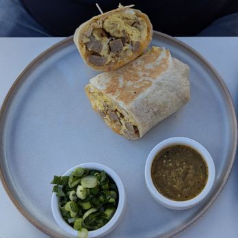 Mychal's Cafe - Breakfast burrito with fresh salsa - Coffee & Tea Near Me - Redondo Beach, California Mychal's Cafe - Breakfast burrito with fresh salsa - Coffee & Tea Near Me - Redondo Beach, California