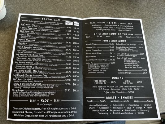 Menu photo 1 Barker's Ice Cream & More Marion, IA