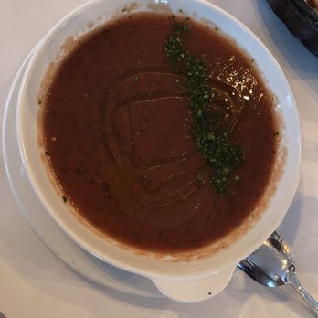 La Raclette - Gazpacho kind of odd in a raclette place - Fondue Near Me - Montreal, Quebec