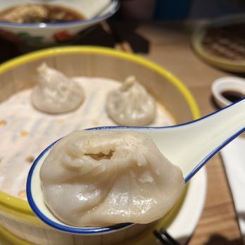 Tiger Dumplings - Soup Dumplings - The wrapper is on the thicker side (Shanghainese style) - Noodles Near Me - Arlington, Virginia Tiger Dumplings - Soup Dumplings - The wrapper is on the thicker side (Shanghainese style) - Noodles Near Me - Arlington, Virginia