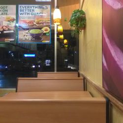 Subway - Picture toward front window from inside.