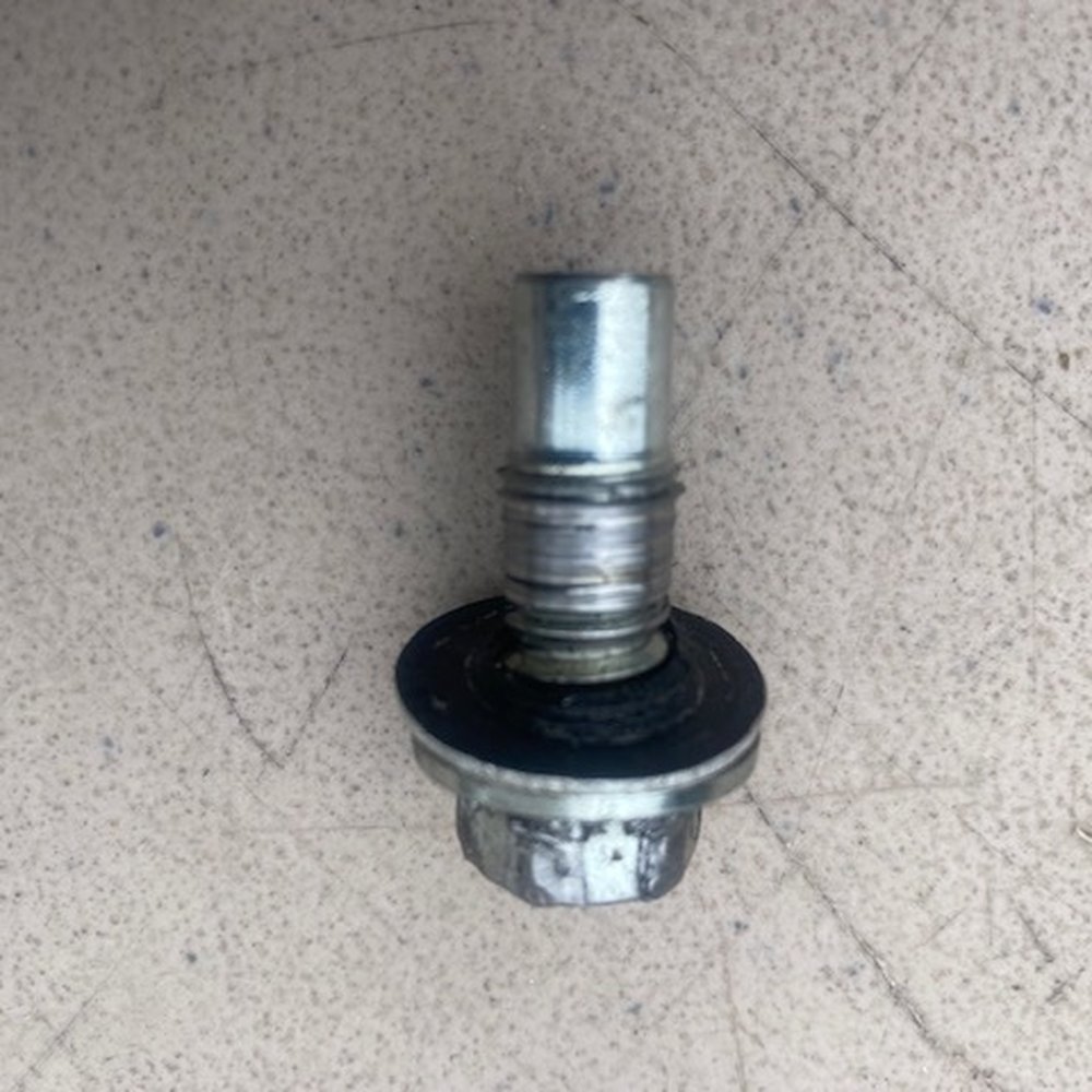 Stripped oil plug Stripped oil plug