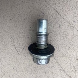 Stripped oil plug