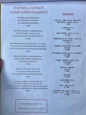 Menu photo 3 Es Roquessar Valldemossa, PM