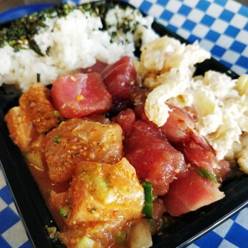 Seattle Fish Guys - Poke with two sides - Seafood Markets Near Me - Seattle, Washington Seattle Fish Guys - Poke with two sides - Seafood Markets Near Me - Seattle, Washington
