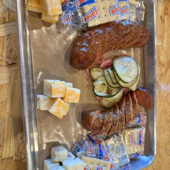 Brothers Meethouse - Sausage platter sampler - Barbeque Near Me - Bentonville, Arkansas Brothers Meethouse - Sausage platter sampler - Barbeque Near Me - Bentonville, Arkansas