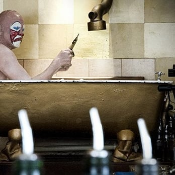 Cafe Coco - Clown sculpture... wtf? (courtesy Cafe Coco website) - Coffee & Tea Near Me - Oxford, OXF
