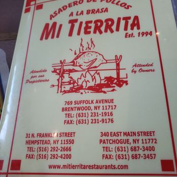 Mi Tierrita Restaurant - Latin American Near Me - Patchogue, New York