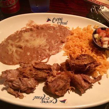 El Cerro Azul Mexican Restaurant - Carnitas platter - Mexican Near Me - Midlothian, Virginia