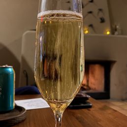 Lovely cava recommended by my wait person Lovely cava recommended by my wait person