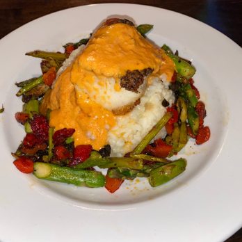 Backstreets Grill - Sea Bass on risotto - New American Near Me - Columbia, South Carolina Backstreets Grill - Sea Bass on risotto - New American Near Me - Columbia, South Carolina