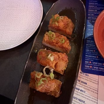 Blue Sushi Sake Grill - Crispy Rice Cake* - Sushi Bars Near Me - Chicago, Illinois Blue Sushi Sake Grill - Crispy Rice Cake* - Sushi Bars Near Me - Chicago, Illinois