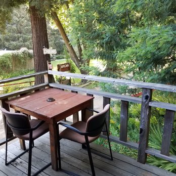 Ripplewood Resort - Cabin #17 ~ patio area - Resorts Near Me - Big Sur, California