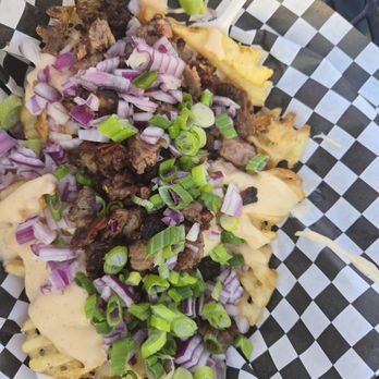 The Moonridge Room - Brisket cheesy waffle fries! - Beer Bar Near Me - Big Bear Lake, California