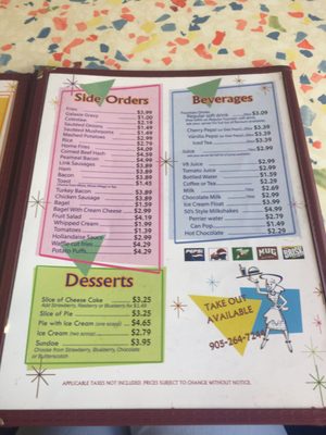 Menu photo 8 Galaxie Diner Woodbridge, ON