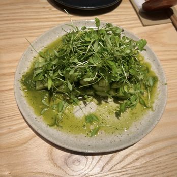 Raku - Cucumber cilantro salad - Japanese Near Me - New York, New York Raku - Cucumber cilantro salad - Japanese Near Me - New York, New York
