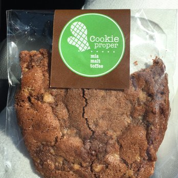 Cookie Proper - Chewy and deliciousness goodness!!! I took a couple bites before I remembered to take a photo - Bakeries Near Me