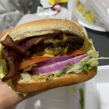 Flame N Freeze - Double Bacon Burger - Breakfast & Brunch Near Me - Bakersfield, California Flame N Freeze - Double Bacon Burger - Breakfast & Brunch Near Me - Bakersfield, California