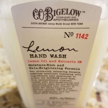 Bath & Body Works - C.O. Bigelow apothecary lemon hand wash formula with real lemon oil extracts and a moisturizing formula at Bath & Body Works. - Cosmetics & Beauty Supply Near Me - Kahului, Hawaii