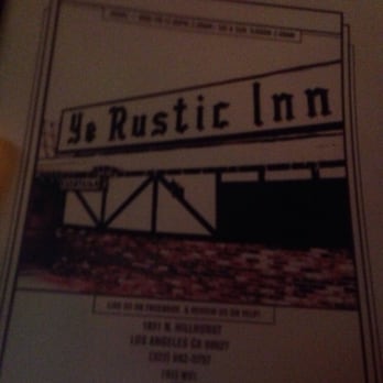 Ye Rustic Inn - Ye menu - Sports Bars Near Me - Los Angeles, California Ye Rustic Inn - Ye menu - Sports Bars Near Me - Los Angeles, California