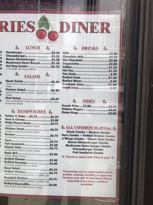 Menu photo 3 Cherries Diner Pittsburgh, PA Menu photo 3 Cherries Diner Pittsburgh, PA