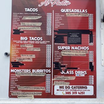 The Grill Master Al Pastor - Menu - Food Trucks Near Me - Woods cross, Utah The Grill Master Al Pastor - Menu - Food Trucks Near Me - Woods cross, Utah