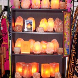 Dragonfly Gifts - We have a variety of Himalayan Salt lamps including natural crystals and polished shapes.