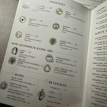 Kanyakumari - Drinks menu - Seafood Near Me - New York, New York