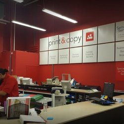 Office Depot - Wide angle of Copy & Print Department