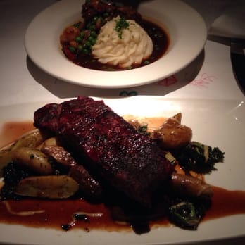 Montrio - New York steak special and braised short ribs. - New American Near Me - Monterey, California Montrio - New York steak special and braised short ribs. - New American Near Me - Monterey, California
