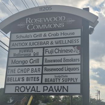 Hummus Mediterranean Grill - Mall sign - Mediterranean Near Me - Hagerstown, Maryland