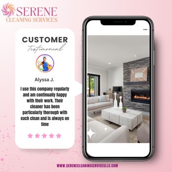 Serene Cleaning Services - Here's what our happy clients are saying about their experience with our cleaning services! See their positive feedbacks - Home Cleaning Near Me Serene Cleaning Services - Here's what our happy clients are saying about their experience with our cleaning services! See their positive feedbacks - Home Cleaning Near Me