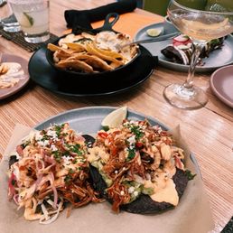 Chicken Tinga Tostadas** Chicken Tinga Tostadas**