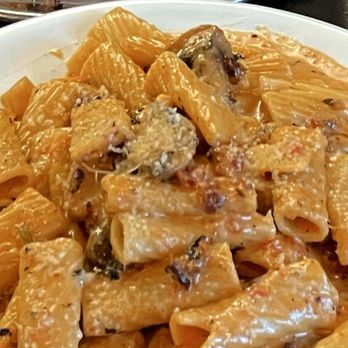 Buono's Pizzeria - Rigatoni Pancetta & Funghi - Pizza Near Me - Long Beach, California Buono's Pizzeria - Rigatoni Pancetta & Funghi - Pizza Near Me - Long Beach, California