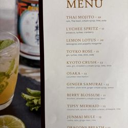 Sweet Soy - Summer Menu