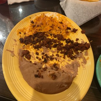 El Salto - the tortilla GREASED up to the nines, chroizo burnt to SHIT - Mexican Near Me - Nottingham, Maryland