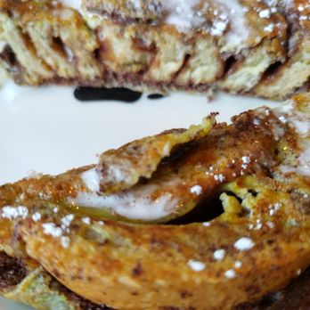 Black Bear Diner North Houston - Inside of cinnamon roll french toast. Sooo good!! - American Near Me - Houston, Texas Black Bear Diner North Houston - Inside of cinnamon roll french toast. Sooo good!! - American Near Me - Houston, Texas