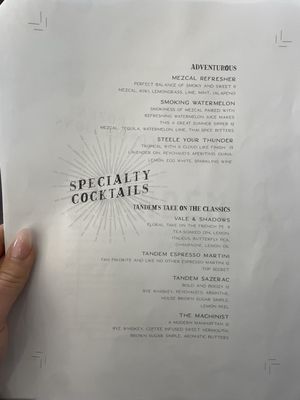 Menu photo 6 Tandem Coffee & Cocktails Mandeville, LA Menu photo 6 Tandem Coffee & Cocktails Mandeville, LA