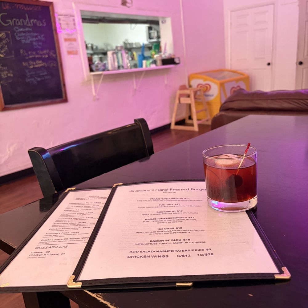 Grandma's - Menu and my old fashion....forgot to take an image of our dinner... - Pizza Near Me - Austin, Nevada Grandma's - Menu and my old fashion....forgot to take an image of our dinner... - Pizza Near Me - Austin, Nevada