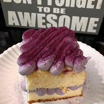 Cloud Nine Cafe Hawaii - Giveaway Prize Ube Castella - Desserts Near Me - Honolulu, Hawaii
