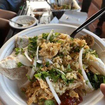 Mezza Thyme - Made a plate from the chicken platter - Mediterranean Near Me - Santa Barbara, California