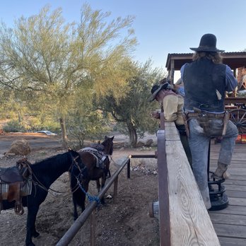 Goldfield Ghost Town - Horses and cowboys - Landmarks & Historical Buildings Near Me - Apache Junction, Arizona