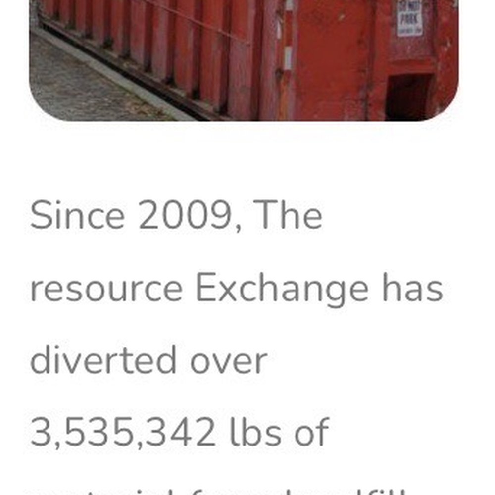 The Resource Exchange (from their website) The Resource Exchange (from their website)