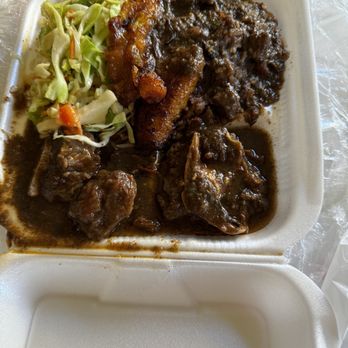 Jampinoy - Jamaican Side - Ox Tail, Rice w/ Beans, and Plantains - Caribbean Near Me - Vista, California