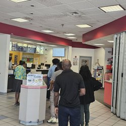 US Post Office - The line after I completed my transaction.